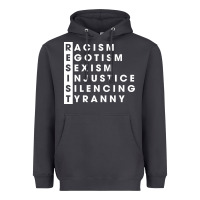 Smoke resist   political resistance Heavyweight Hoodie - baoMotion