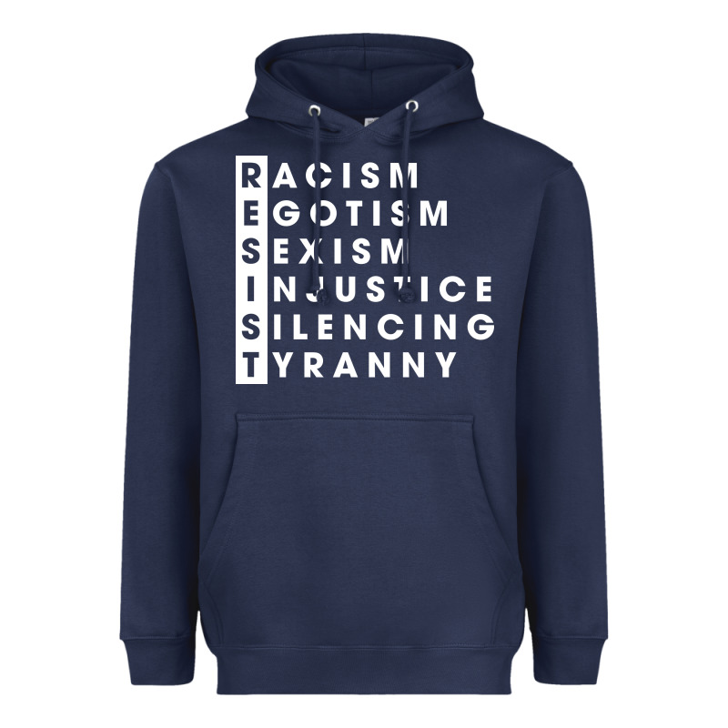 Resist   Political Resistance Heavyweight Hoodie by baoMotion | Teevron