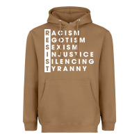 Toasted Coconut resist   political resistance Heavyweight Hoodie - baoMotion