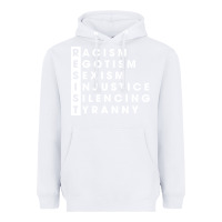 White resist   political resistance Heavyweight Hoodie - baoMotion