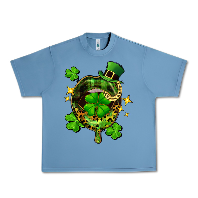St. Patrick's Day Lip Urban Heavy Tee by FaDigitalArtStudio | Teevron
