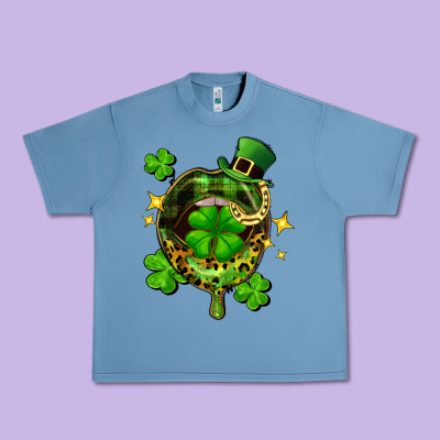 St. Patrick's Day Lip Urban Heavy Tee Designed By Fadigitalartstudio