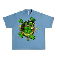 Pebble Blue St. Patrick's Day lip Urban Heavy Tee - FaDigitalArtStudio