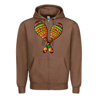 Chestnut mexican maracas Zipper Hoodie - AdoDesignShop