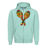 Seafoam mexican maracas Zipper Hoodie - AdoDesignShop