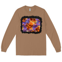 Toasted Coconut halloween pumpkin and leopard background Long Sleeve Tee - BundleAndBundleShop