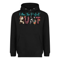 Black i am perfect aunt Heavyweight Hoodie - JahusDesignShop