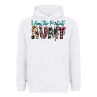 White i am perfect aunt Heavyweight Hoodie - JahusDesignShop