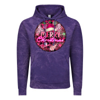 Cloud Purple pink merry christmas Vintage Hoodie - FaDigitalArtStudio