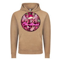 Vintage Coffee pink merry christmas Vintage Hoodie - FaDigitalArtStudio