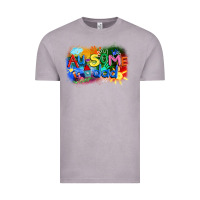Vintage Zinc Au-some dad Autism Vintage Tee - FaDigitalArtStudio