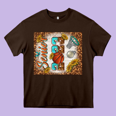 Senior 2023 Basketball Heavy Core Tee Designed By Tumblerdesignbyshophia