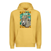 Antique Gold Western Lincoln Sheep Premium Hoodie - LillyAllenDesigns
