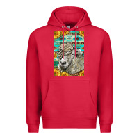 Cardinal Western Lincoln Sheep Premium Hoodie - LillyAllenDesigns