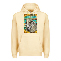 Pina Colada Western Lincoln Sheep Premium Hoodie - LillyAllenDesigns