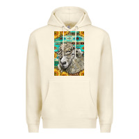 Sandshell Western Lincoln Sheep Premium Hoodie - LillyAllenDesigns