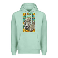 Seafoam Western Lincoln Sheep Premium Hoodie - LillyAllenDesigns