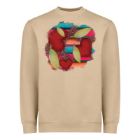 Mushroom heart and serape patches Heavyweight Sweatshirt - AdoDesignShop