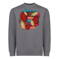 Storm heart and serape patches Heavyweight Sweatshirt - AdoDesignShop