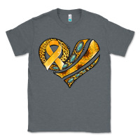 Charcoal Heather childhood cancer awareness heart Classic Tee - Jasminsmagicworld