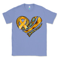 Colony Blue childhood cancer awareness heart Classic Tee - Jasminsmagicworld