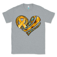 Heather Grey childhood cancer awareness heart Classic Tee - Jasminsmagicworld