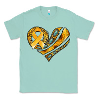 Seafoam childhood cancer awareness heart Classic Tee - Jasminsmagicworld