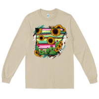 Mushroom Arkansas Map Sunflower Cactus Serape Long Sleeve Tee - RanaPortraitStore