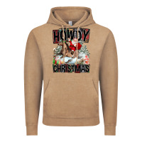 Vintage Coffee Howdy Christmas Rodeo Santa Vintage Hoodie - FaDigitalArtStudio