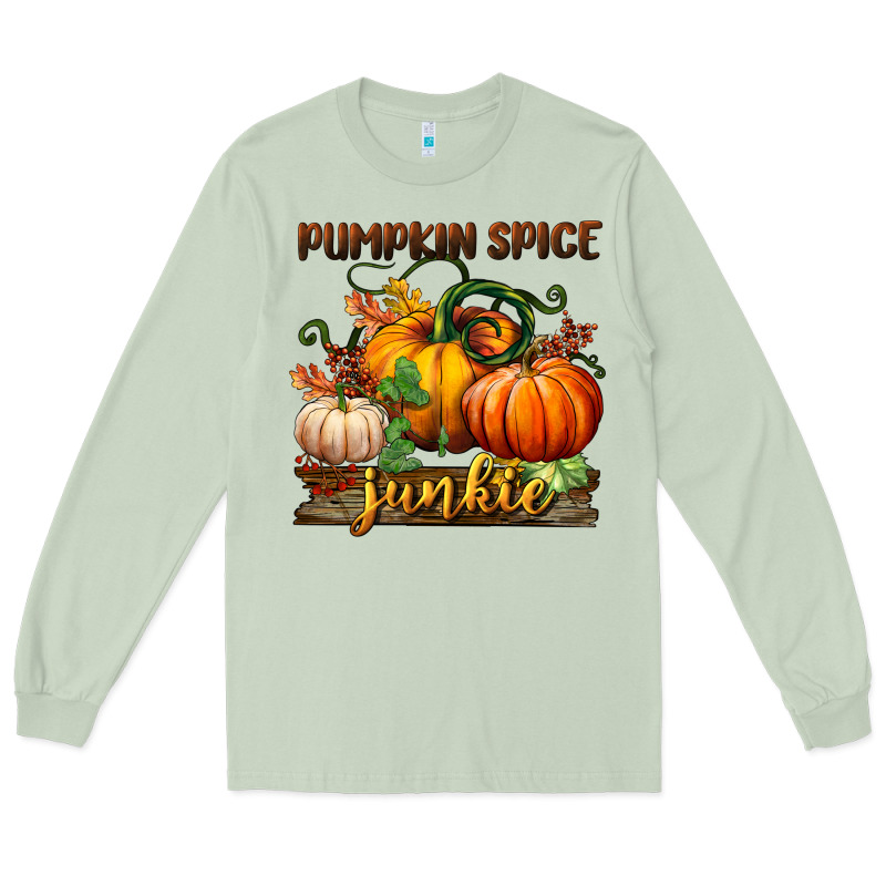 Pumpkin Spice Junkie Long Sleeve Tee by BundleAndBundleShop | Teevron