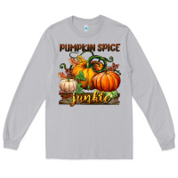 Moon Dust pumpkin spice junkie Long Sleeve Tee - BundleAndBundleShop