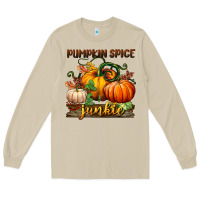 Mushroom pumpkin spice junkie Long Sleeve Tee - BundleAndBundleShop