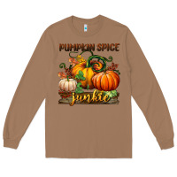Toasted Coconut pumpkin spice junkie Long Sleeve Tee - BundleAndBundleShop