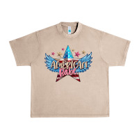French Oak American babe Urban Heavy Tee - FaDigitalArtStudio