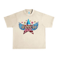 Sandshell American babe Urban Heavy Tee - FaDigitalArtStudio