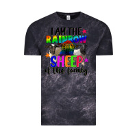 Cloud Black I am the rainbow sheep of the family Vintage Tee - FaDigitalArtStudio