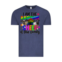 Vintage Denim I am the rainbow sheep of the family Vintage Tee - FaDigitalArtStudio
