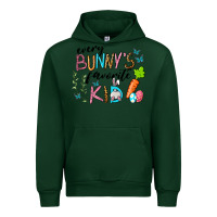 Forest Green Every Bunnys Favorite Kid Urban Hoodie - RanaPortraitStore