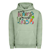 Pigment Oil Green Every Bunnys Favorite Kid Urban Hoodie - RanaPortraitStore