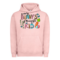 Pigment Salmon Every Bunnys Favorite Kid Urban Hoodie - RanaPortraitStore