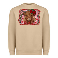 Mushroom be mine highland cow Heavyweight Sweatshirt - AdoDesignShop