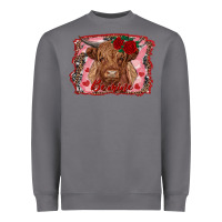 Storm be mine highland cow Heavyweight Sweatshirt - AdoDesignShop
