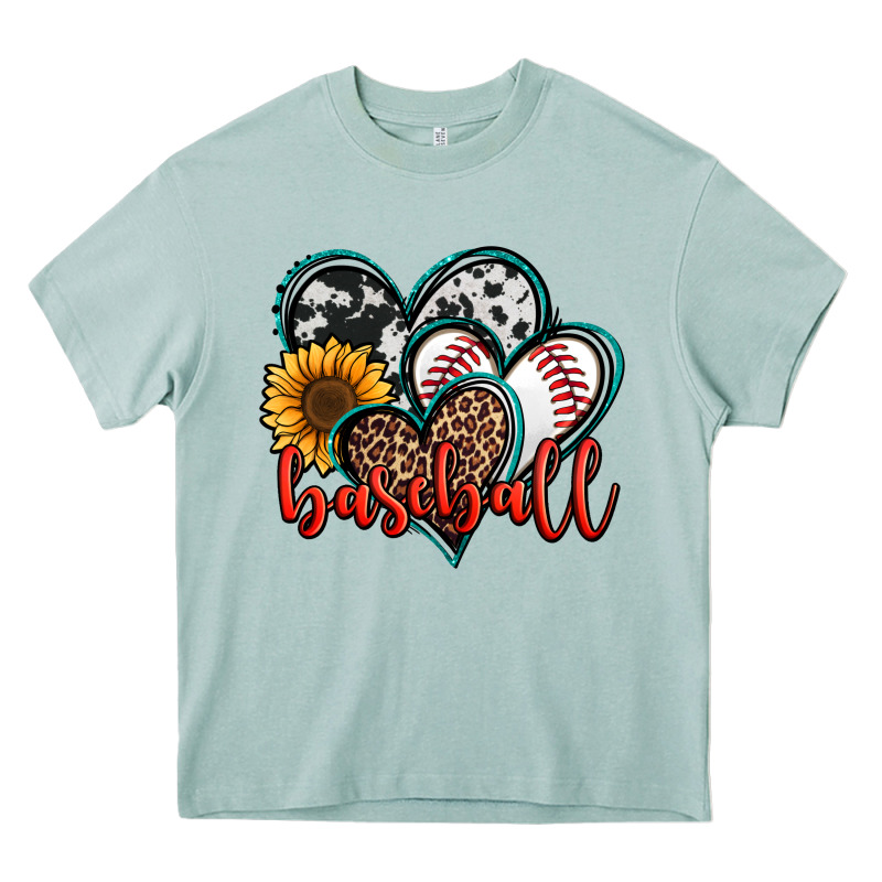 Baseball Hearts Heavy Core Tee by Jasminsmagicworld | Teevron
