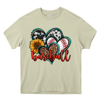 Mossy baseball hearts Heavy Core Tee - Jasminsmagicworld