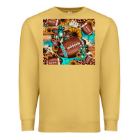 Antique Gold football cactus sunflower Premium Sweatshirt - JahusDesignShop