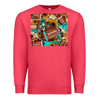 Cardinal football cactus sunflower Premium Sweatshirt - JahusDesignShop