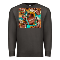 Smoke football cactus sunflower Premium Sweatshirt - JahusDesignShop