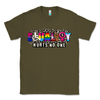 Army Green Pride equality hurts no one Classic Tee - CowGirlArtShop