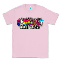 Bubblegum Pink Pride equality hurts no one Classic Tee - CowGirlArtShop