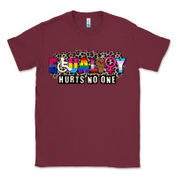 Burgundy Pride equality hurts no one Classic Tee - CowGirlArtShop